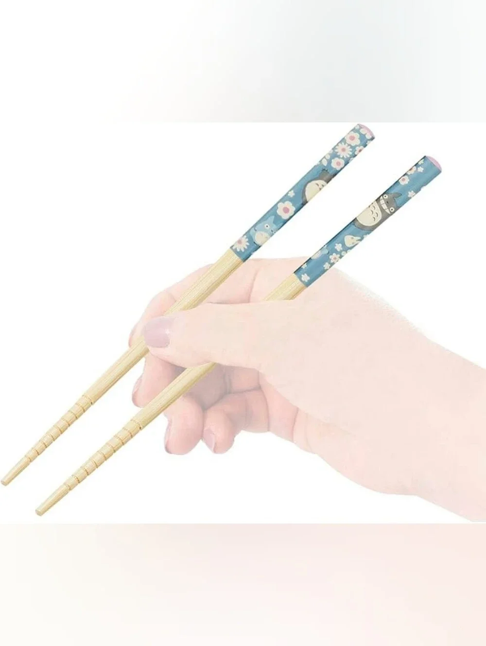 Set Of Two New Totoro Chopsticks 21 Cm - Blue Style